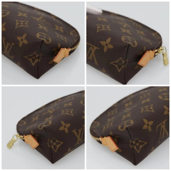 LOUIS VUITTON Monogram Pochette Cosmetic PM Cosmetic Pouch M47515 LV Auth BD1941 - Picture 16 of 16